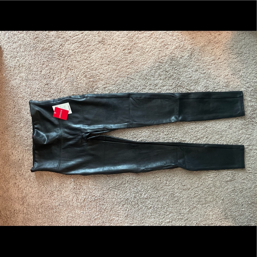 Spanx Faux Leather Leggings